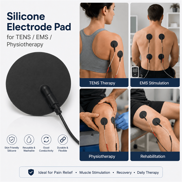 OEM and ODM Customization options for Silicone Electrode Pads