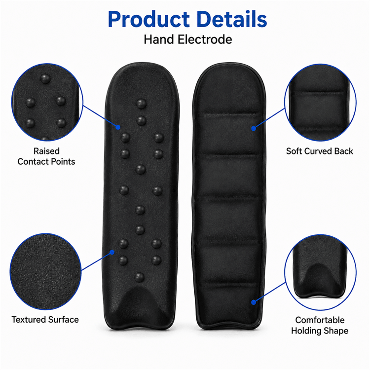 2.0mm pin connector hand electrode pad operation guide