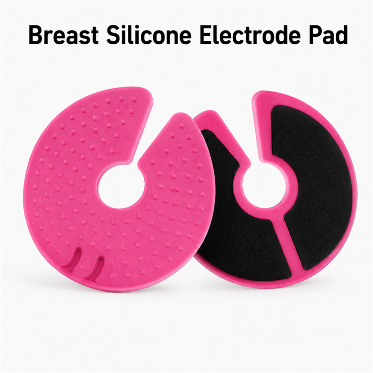 Breast Silicone Electrode Pad for TENS and EMS Physiotherapy