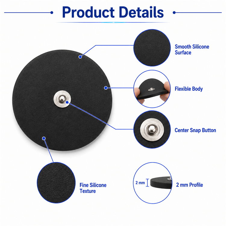 Application of silicone electrode pads in physiotherapy and EMS sports recovery